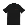 Emotional Embroidered Polo Shirt — Minimal Red 'Emotional' Chest Logo
